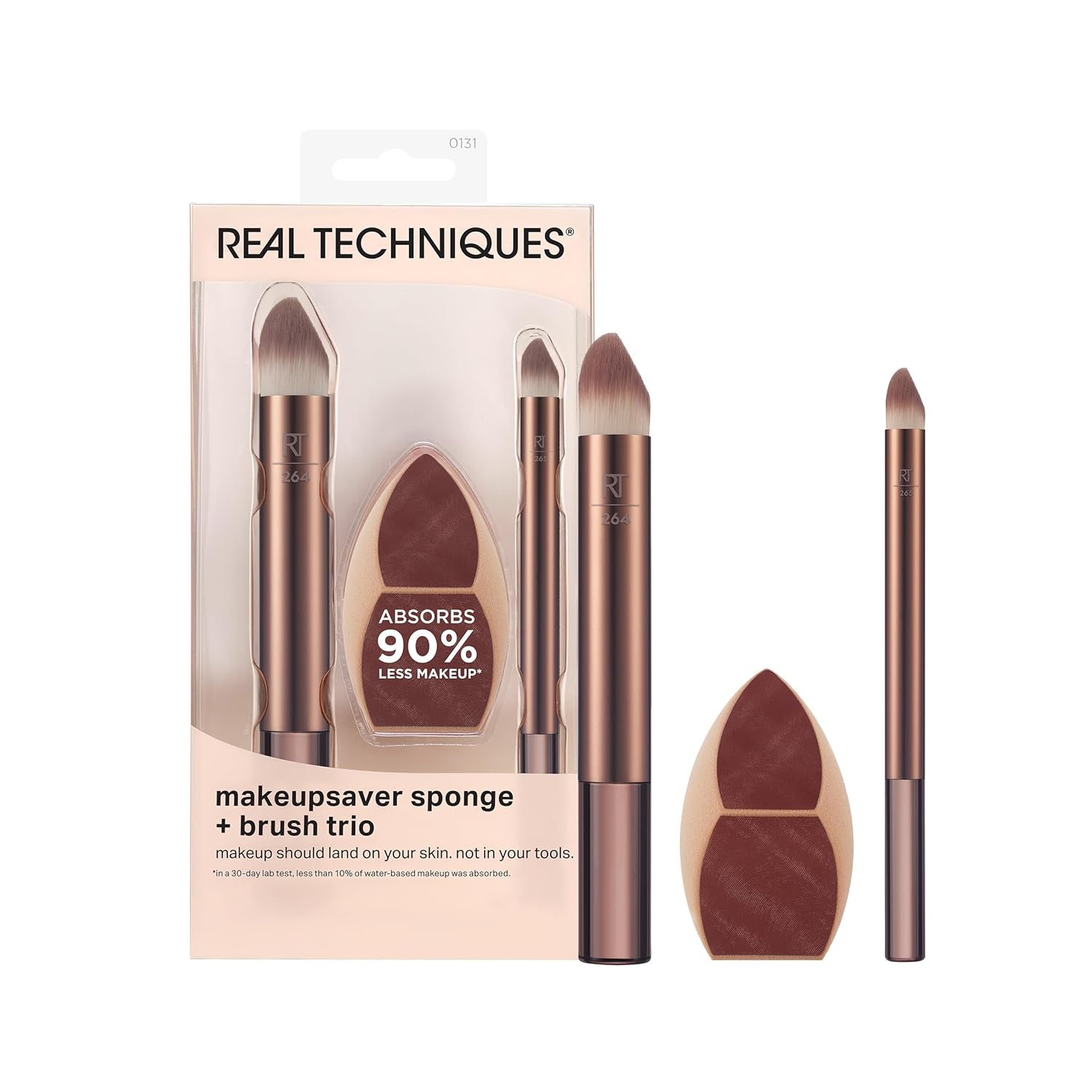 Makeup Saver Sponge + Brush Trio Set Makeup Saver Sponge + Brush Trio Set